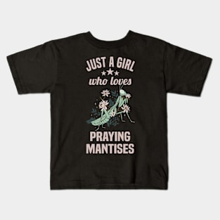 Praying Mantis Insect Lover Kids T-Shirt